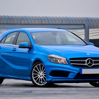 Blue Mercedes