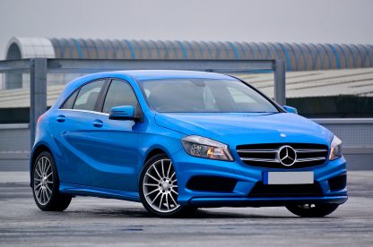 Blue Mercedes